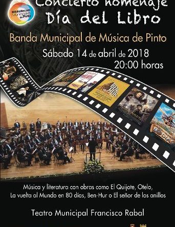 La Banda Municipal de Pinto rinde homenaje al Día Internacional del Libro