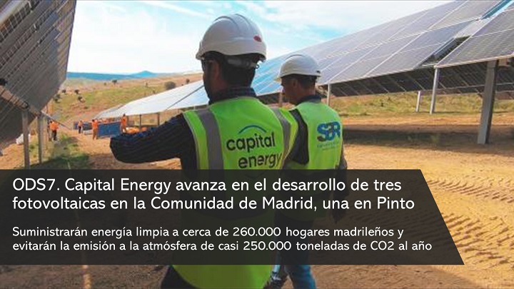 Capital Energy avanza en sus fotovoltaicas