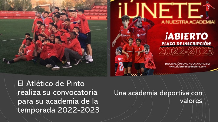 Convocatoria para la academia del Atlético Pinto