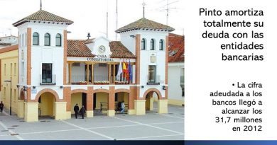 El Ayuntamiento de Pinto amortiza su deuda