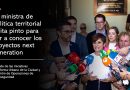 La ministra de política territorial visita Pinto