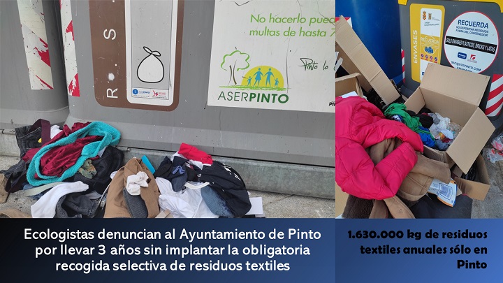Ecologistas denuncian al Ayuntamiento de Pinto