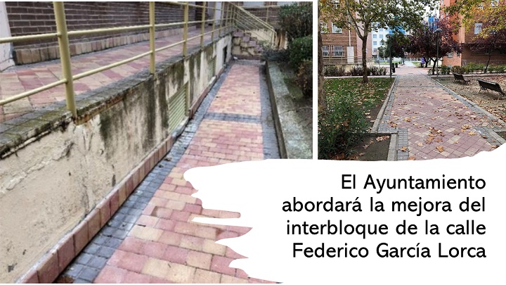 Mejoras en la calle Federico García Lorca