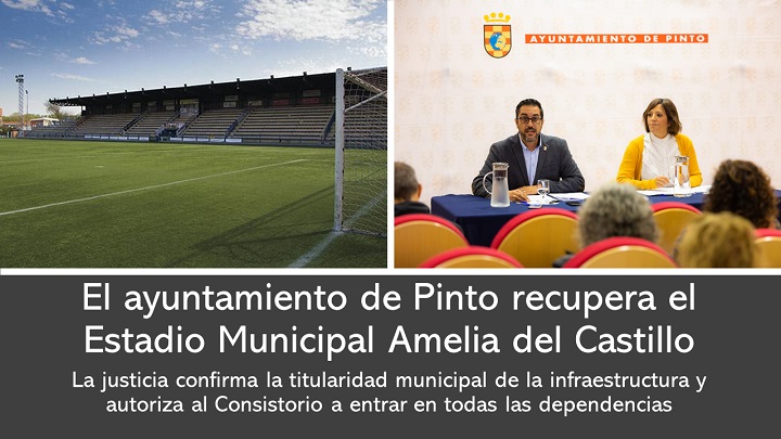 Pinto recupera el Estadio Amelia del Castillo