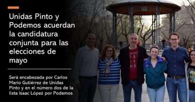 Candidatura conjunta de Unidas Pinto y Podemos