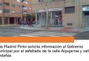 Petición de información por asfaltado de Alpujarras