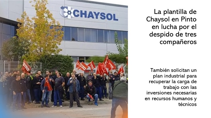 La plantilla de Chaysol de Pinto en lucha