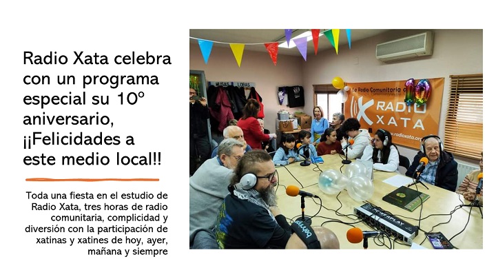 Decimo aniversario de Radio Xata