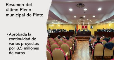 Contenido del último Pleno municipal de Pinto